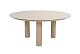 4 Seasons Outdoor Puccini dining set met Donato eettafel rond Ø 160cm Latte