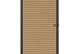 NewTechWood Co-extrusie composiet deur in aluminium frame, horizontaal triple, 100 x 195 cm, Red Ced