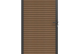 NewTechWood Co-extrusie composiet deur in aluminium frame, horizontaal triple, 100 x 195 cm, Teak.*