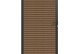 NewTechWood Co-extrusie composiet deur in aluminium frame, horizontaal triple, 100 x 195 cm, Teak.*