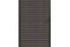 NewTechWood Co-extrusie composiet deur in aluminium frame, horizontaal triple, 100 x 195 cm, Silver 