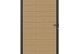NewTechWood Co-extrusie composiet deur in aluminium frame, horizontaal, 100 x 195 cm, Red Cedar.*