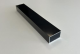 Aluminium onderbalk t.b.v. dekdelen, 3 x 5 x 400 cm, zwart RAL 9005.*