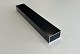 Aluminium onderbalk t.b.v. dekdelen, 3 x 5 x 400 cm, zwart RAL 9005.*