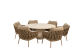4 Seasons Outdoor Biarritz low dining set Amber met Hampton low dining tafel verwacht eind augustus