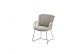 4 Seasons Outdoor Fabrice dining set Latte met Prado eettafel rond Ø 160cm Teak