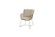 4 Seasons Outdoor Fabrice dining set latte met Hampton eettafel rond Ø 160cm - Verwacht eind augustu