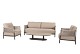 Savanne loungeset met Boaz loungetafel Terre | 4 Seasons Outdoor