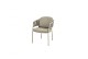 Taste by 4 Seasons Outdoor Calma dining set met Prado eettafel rond Ø 130cm Latte