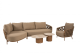 4 Seasons Outdoor Biarritz loungeset met loungestoel Amber en Sofie loungetafels