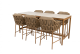 4 Seasons Outdoor Biarritz high dining set met Soho high dining tafel Amber