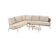 Taste by 4 Seasons Outdoor Florence loungebank hoek Latte met Monroe tafels
