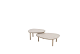 Taste by 4 Seasons Outdoor Florence loungebank hoek Latte met Monroe tafels