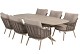 Taste by 4 Seasons Outdoor Puglia low dining set met Nevada eettafel Latte - Niet meer leverbaar
