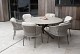 Taste by 4 Seasons Outdoor Prado eettafel rond keramisch blad Terre Ø 130cm