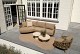 4 Seasons Outdoor Biarritz loungebank met chaise longue Amber