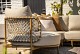 4 Seasons Outdoor Martinique hoek loungebank Amber