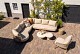 4 Seasons Outdoor Martinique hoek loungebank Amber