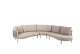 Taste by 4 Seasons Outdoor Piacenza organische hoek loungebank Latte