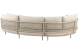 4 Seasons Outdoor Sardinia loungebank met chaise lounge Latte