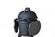 Kamado royal blue incl. pedestal & side-table - incl. aluminium black legs (incl. wheels)