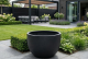 $ Tedesco Modulo 1100 x 1100 x 650 mm (L x B x H) - diameter Ø1000 mm - Donkergrijs