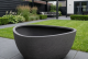 $ Organico Basso 670 x 670 x 300 mm (L x B x H) - diameter Ø480 mm - Zwartbruin