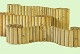Rolborder Ø 5 x 20 x 250 cm, groen geïmpregneerd.*