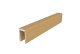 NewTechWood aluminium co-extrusie frameset t.b.v scherm i.c.m betonpalen, Red Cedar