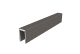 NewTechWood aluminium co-extrusie frameset t.b.v scherm i.c.m betonpalen, Silver gray