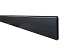 NewTechWood aluminium onderplank t.b.v. verticale tuinschermen, 2 x 15 x 180 cm, Zwart RAL9005