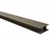 Stalen H-gleufpaal met structuur poedercoating, 4,2 x 9,6 x 300 cm, kwartsgrijs RAL7039