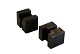 PVC adaptor clip t.b.v. centreren dubbele staafmat 6/5/6 schermen in de H-gleufpaal
