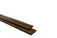 Douglas geschaafd 2-zijdig dubbel rhombus profielplank, 2,7 x 14,5 x 224 cm, bruin geimpregneerd