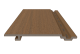 NewTechWood HKC wandbekleding vlak, 1,9 x 18,8 x 400 cm (wb 15,3 cm), Teak