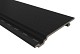 NewTechWood HKC wandbekleding vlak, 1,9 x 18,8 x 300 cm (wb 15,3 cm), Ebony zwart
