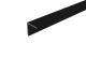NewTechWood HKC hoekprofiel, 5,5 x 5,5 x 300 cm, Ebony zwart