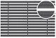 Mat tbv schoonl 60x60x2cm alum+rub+zw