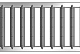 Sleufrooster RVS 50cm