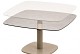 Paros in hoogte verstelbare tafel latte met printed keramiek top 100 x 100 cm | Taste 4SO