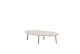 Taste by 4 Seasons Outdoor Salute ovale salontafel linen met keramisch tafelblad oyster 120 x 65 cm 