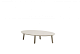 Salute ovale salontafel mocca met keramisch tafelblad oyster 120 x 65 cm (H 30) | Taste 4SO