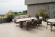 4 Seasons Outdoor Luco low dining set mocca