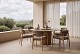 Taste by 4 Seasons Outdoor Milou dining set rustic teak
