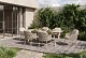 Taste by 4 Seasons Outdoor Santino dining set latte