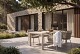 Taste by 4 Seasons Outdoor Wave dining set linen