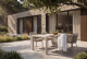 Taste by 4 Seasons Outdoor Wave dining set linen