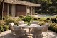 Taste by 4 Seasons Outdoor Wave low dining set linen