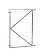 Verstelbaar stalen poortframe 120 x 155 cm, vuurverzinkt.*