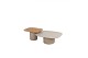 Demi coffee table set of 2 latte 50X60 and 70X80 cm